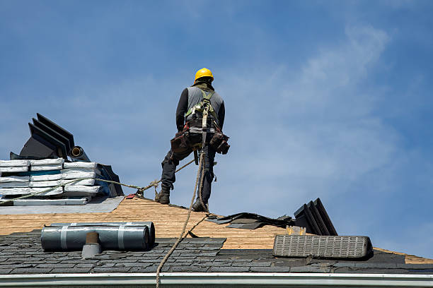 Professional Roof Installation technician working in Briarcliff Manor, NY